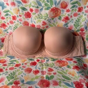Torrid Nude Strapless Pushup Bra
